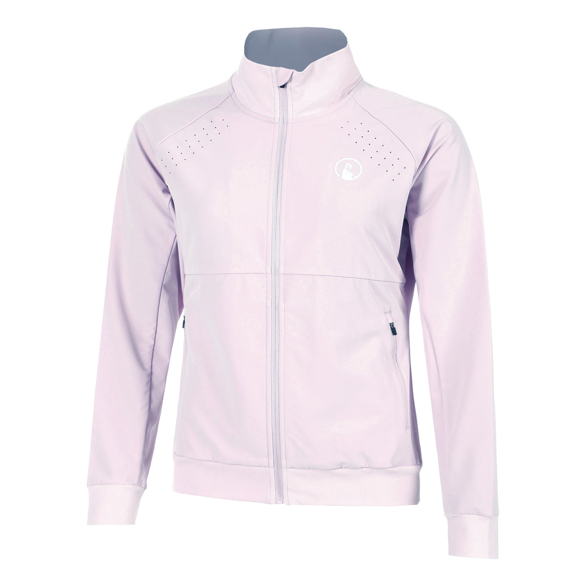 Quiet Please Mind Return Training Jacket Women-Lilac,White