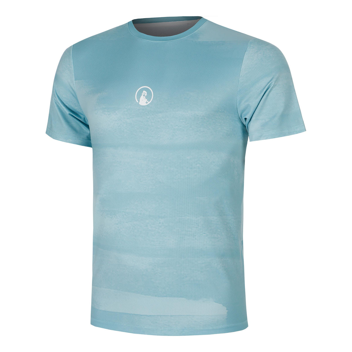 Quiet Please Create Receiver Wipe T-Shirt Herren-Hellblau,Weiß