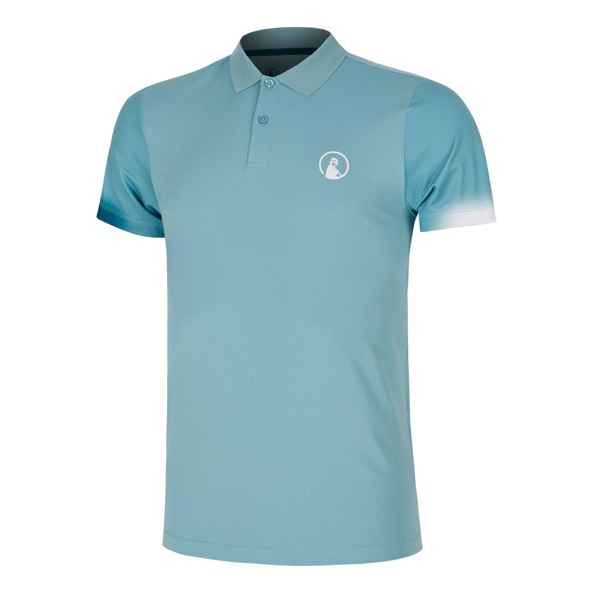 Quiet Please Create Tournament Polo Men-Light Blue,Multicoloured