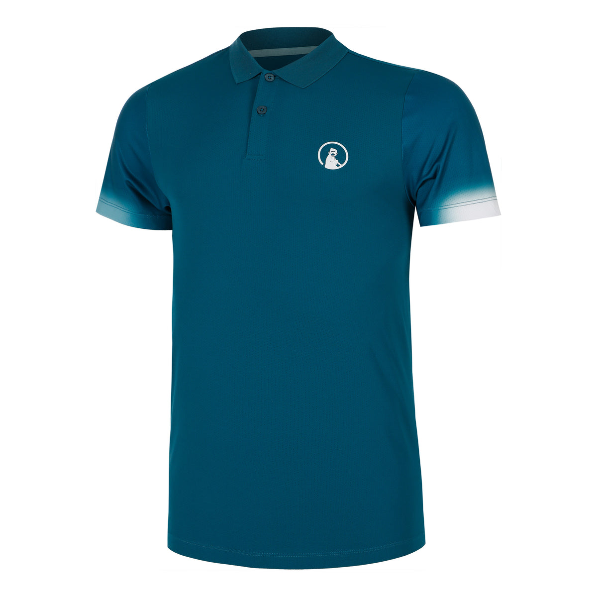 Quiet Please Create Tournament Polo Men-Petrol,Multicoloured