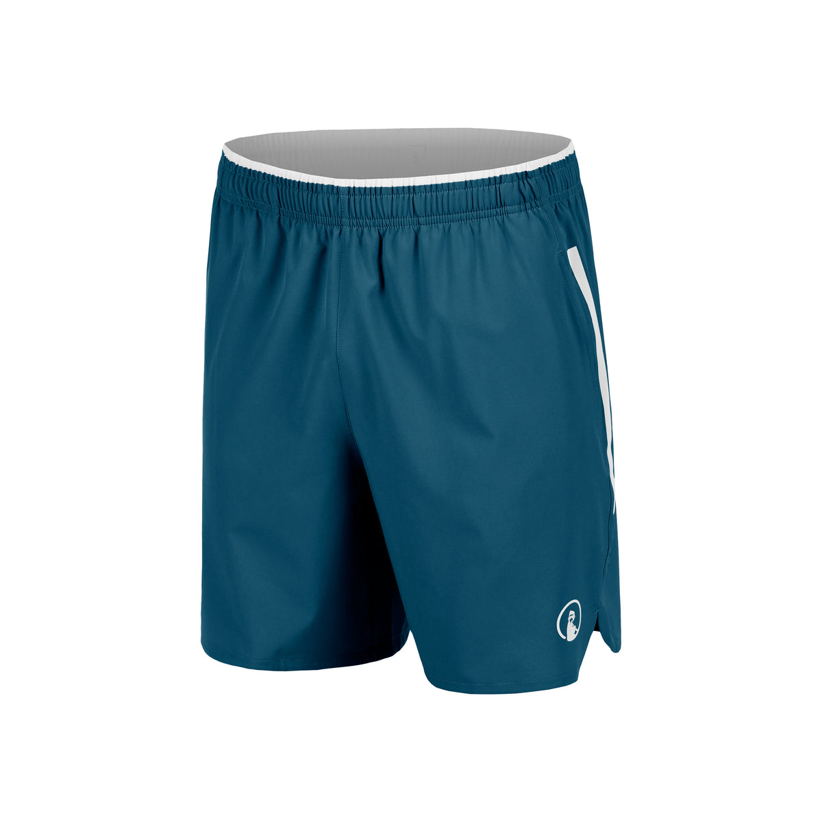 Quiet Please Create Drop 7in Shorts Men-Petrol,White