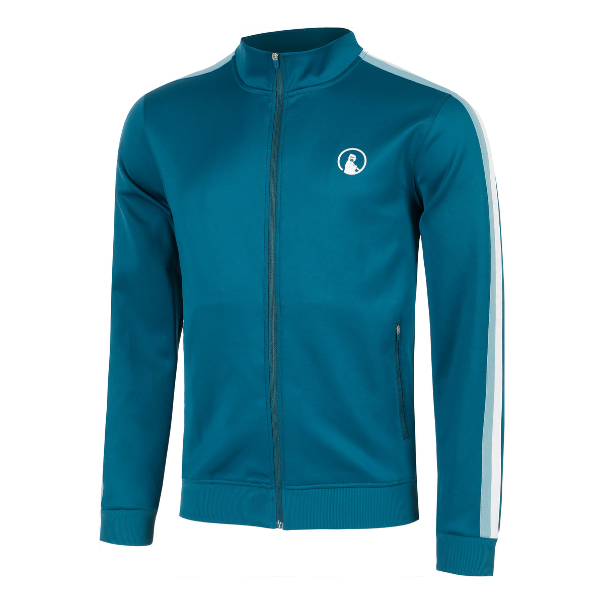 Quiet Please Create Stripes Trainingsjacke Herren-Petrol,Mehrfarbig