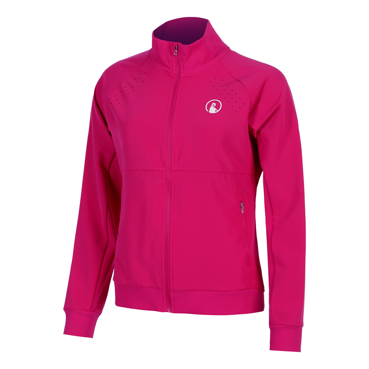 Quiet Please Create Return Training Jacket Women-Pink,White