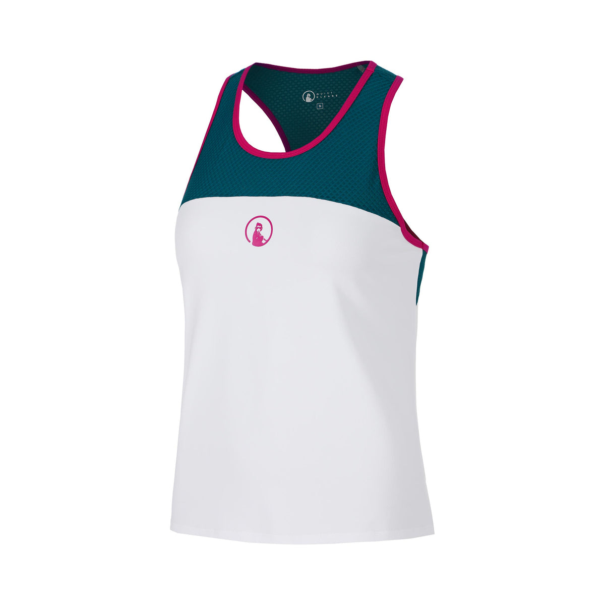 Quiet Please Create Racerback Tank Top Girls-Petrol,Multicoloured