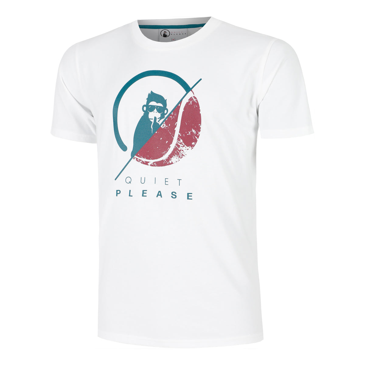 Quiet Please Create 40:40 T-Shirt Men-White,Multicoloured