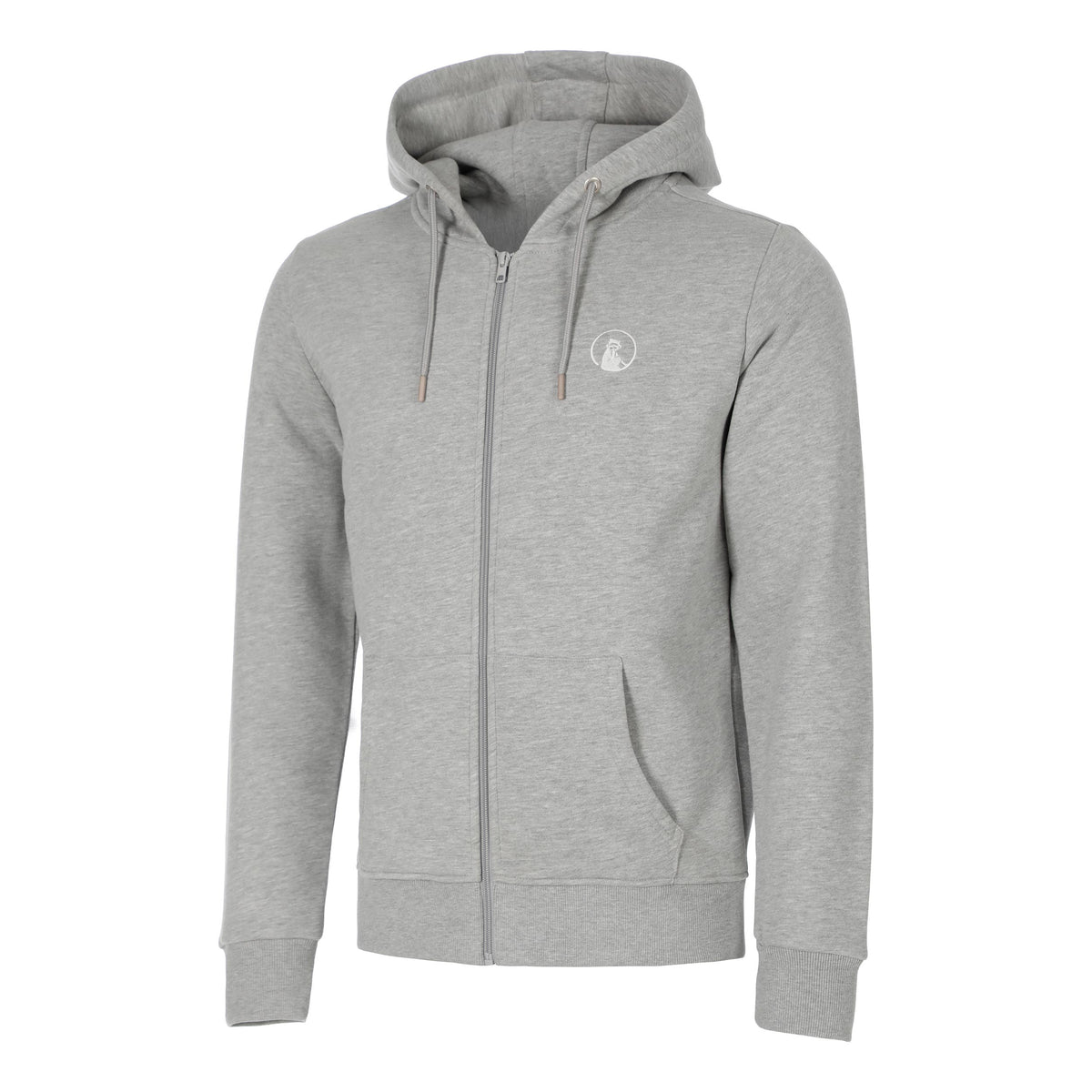 Quiet Please Essential Zip Sweatjacke Herren-grau