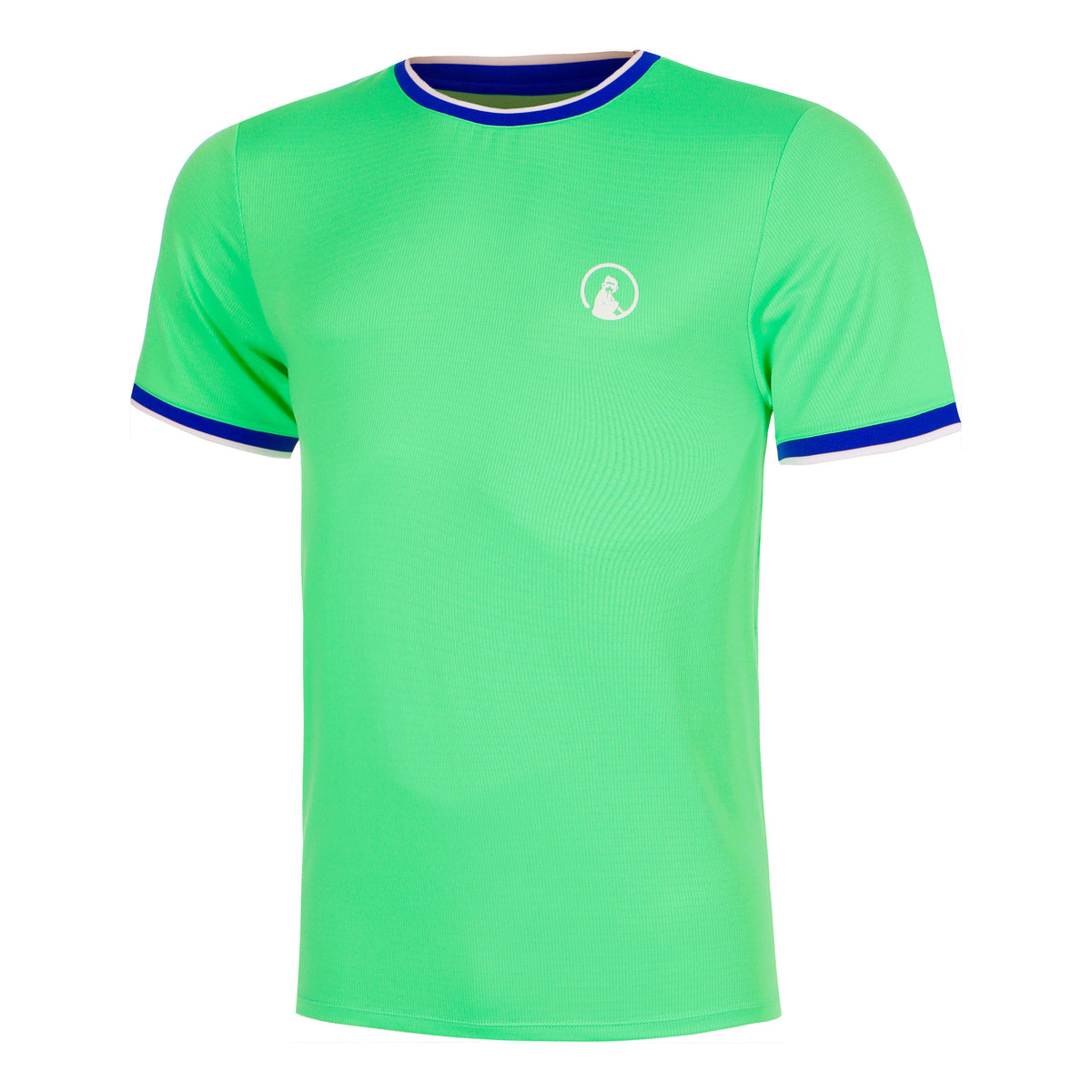 Quiet Please Joy Break Ringer T-Shirt Men - green, white