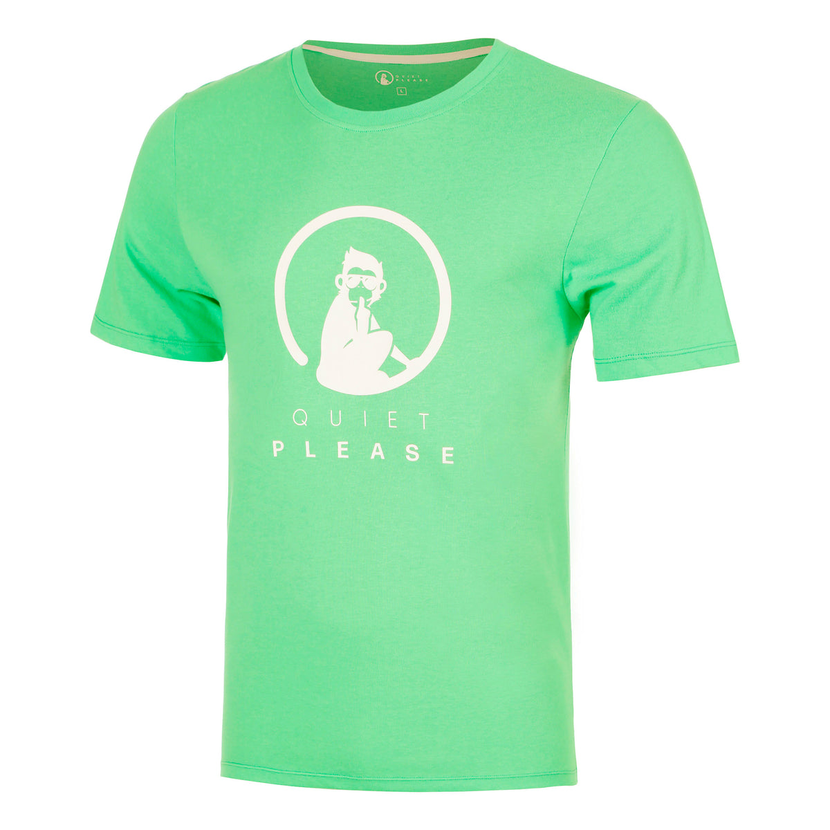 Quiet Please Joy Trainings T-Shirt Men - green, white