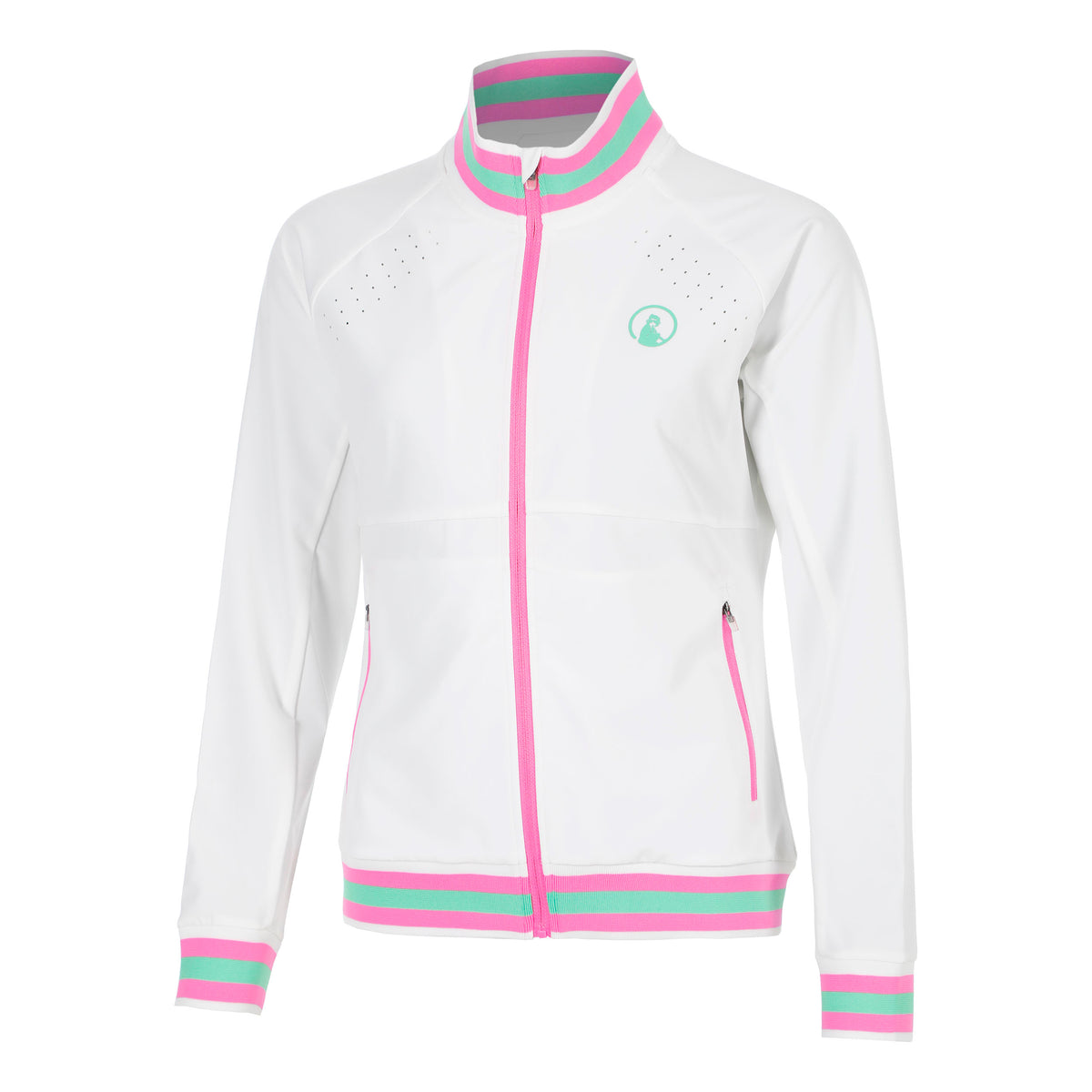 Quiet Please Joy Tipping Training jacket Women - white, green