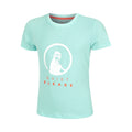 Wild Baseline Logo T-Shirt Mädchen-Türkis,Mehrfarbig