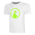 Wild Trainings T-Shirt Herren-Weiß,Neongrün