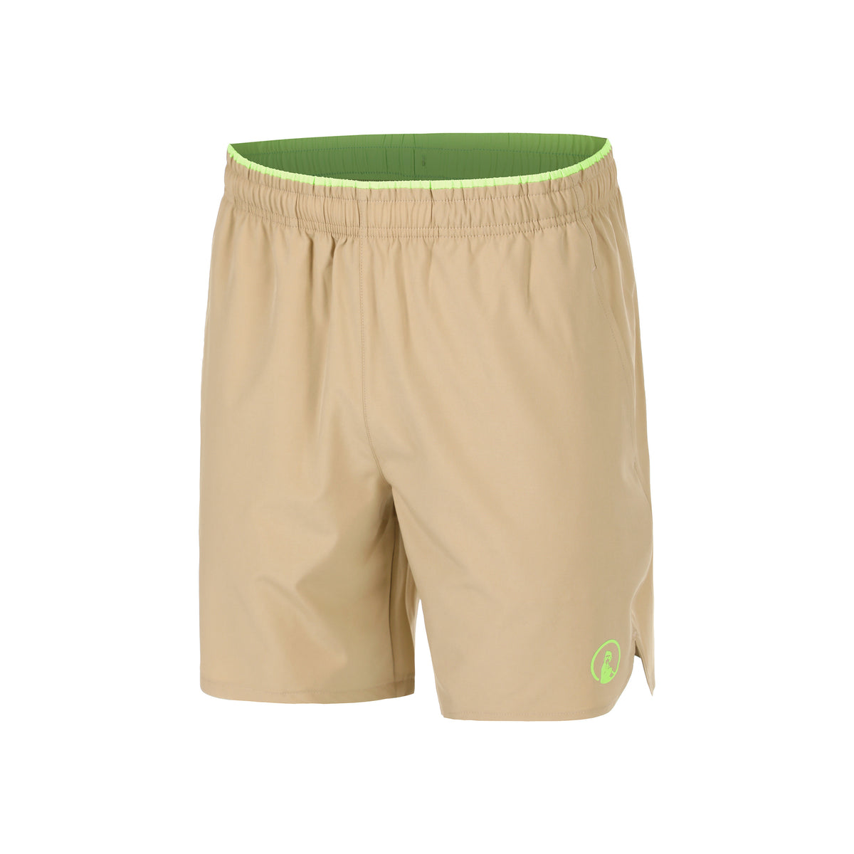 Quiet Please Wild Slam Shorts Herren-Beige,Neongrün