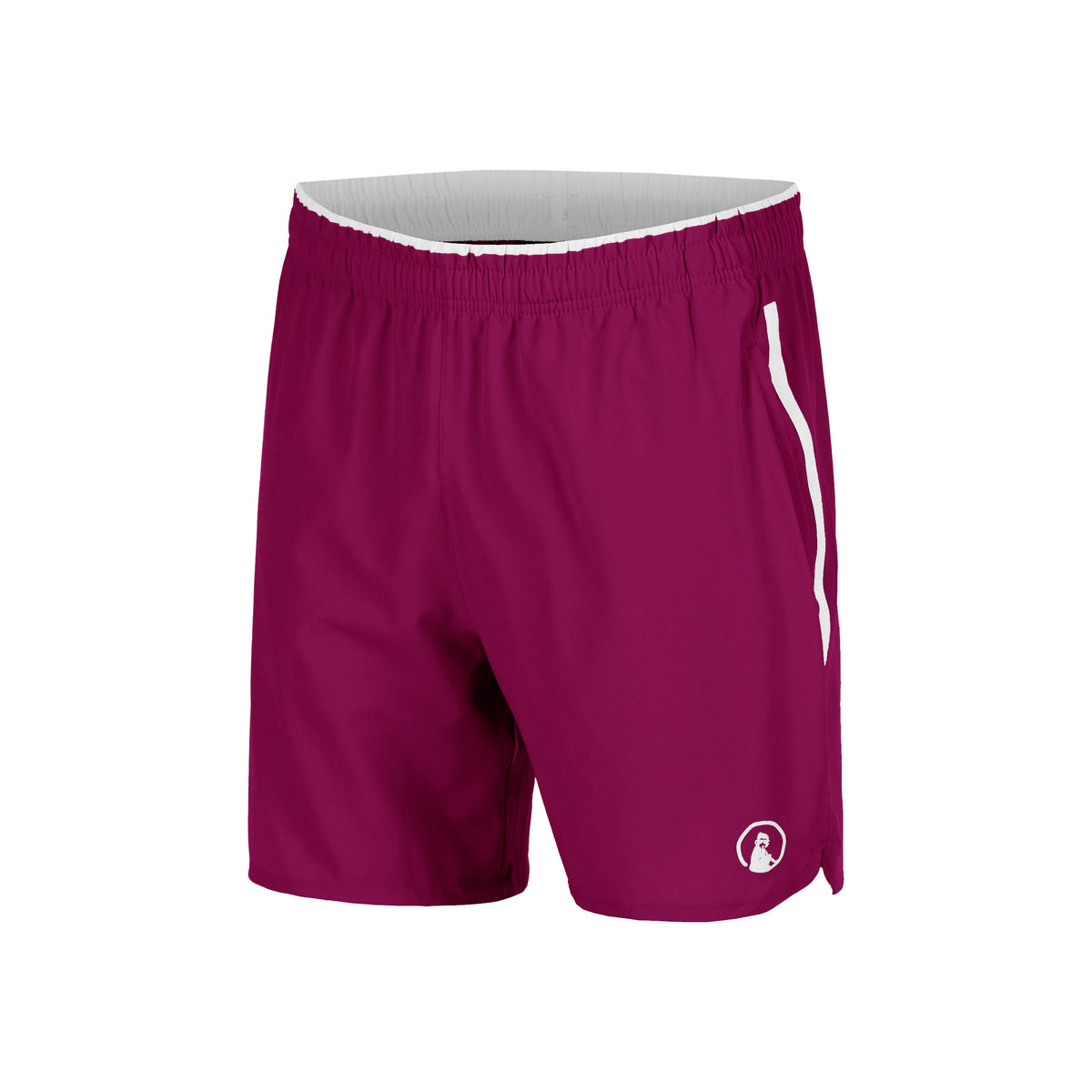 Quiet Please Drop 7in Shorts Men-berry, white