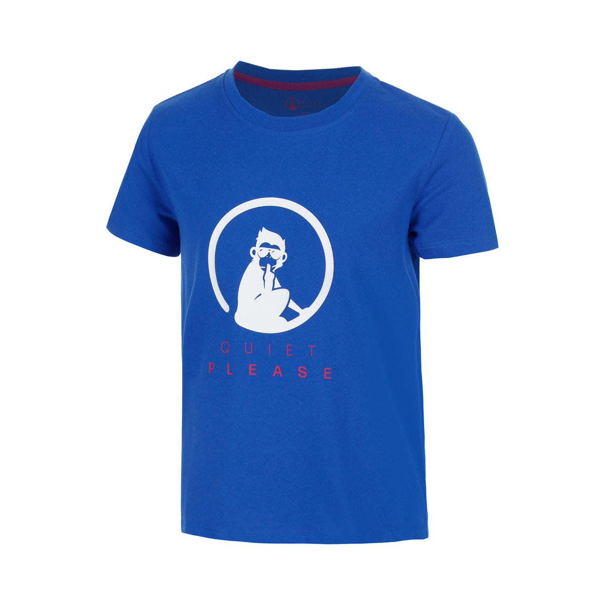 Quiet Please Advantage Logo T-Shirt Jungen - blau, weiß