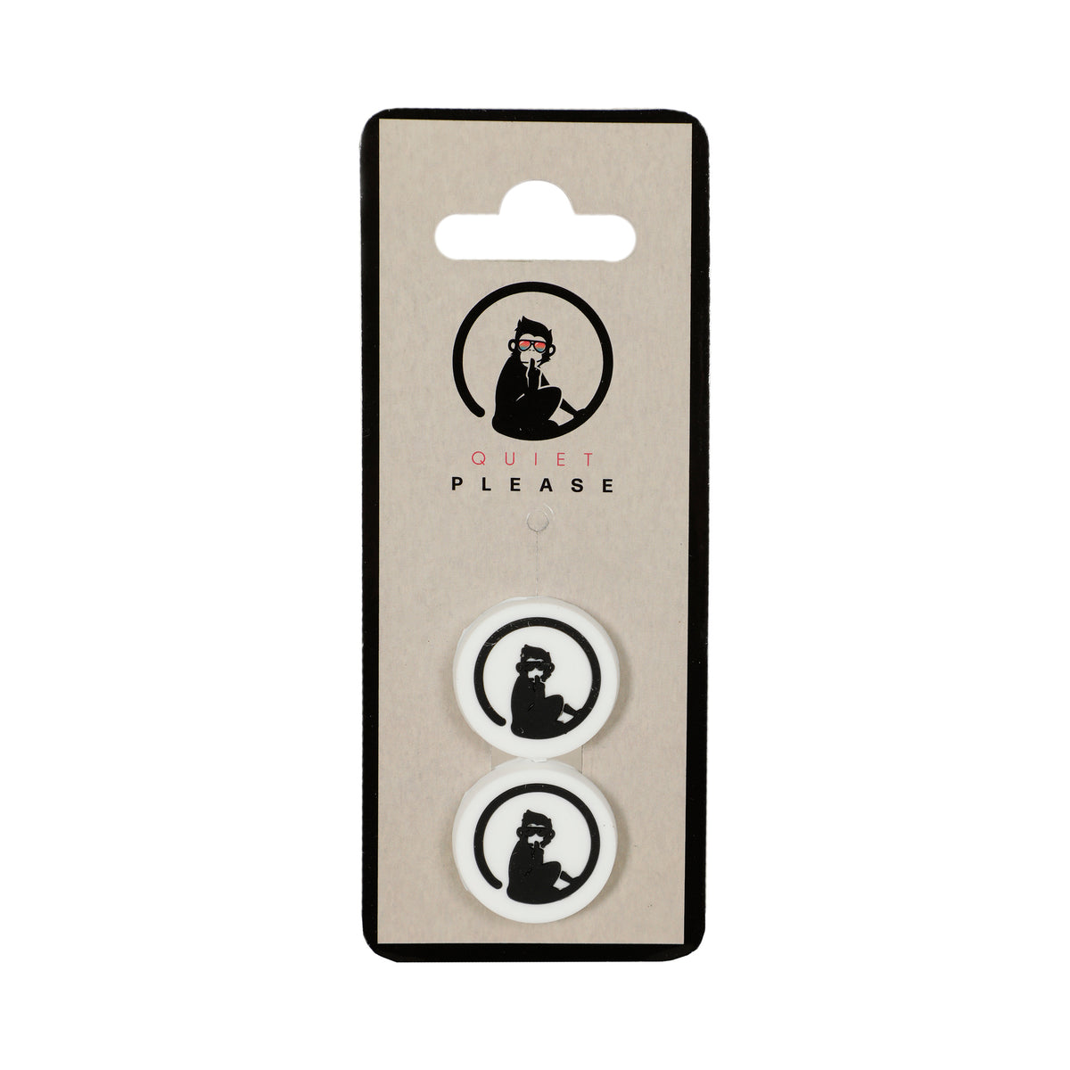 Quiet Please Dämpfer 2er Pack-Weiß