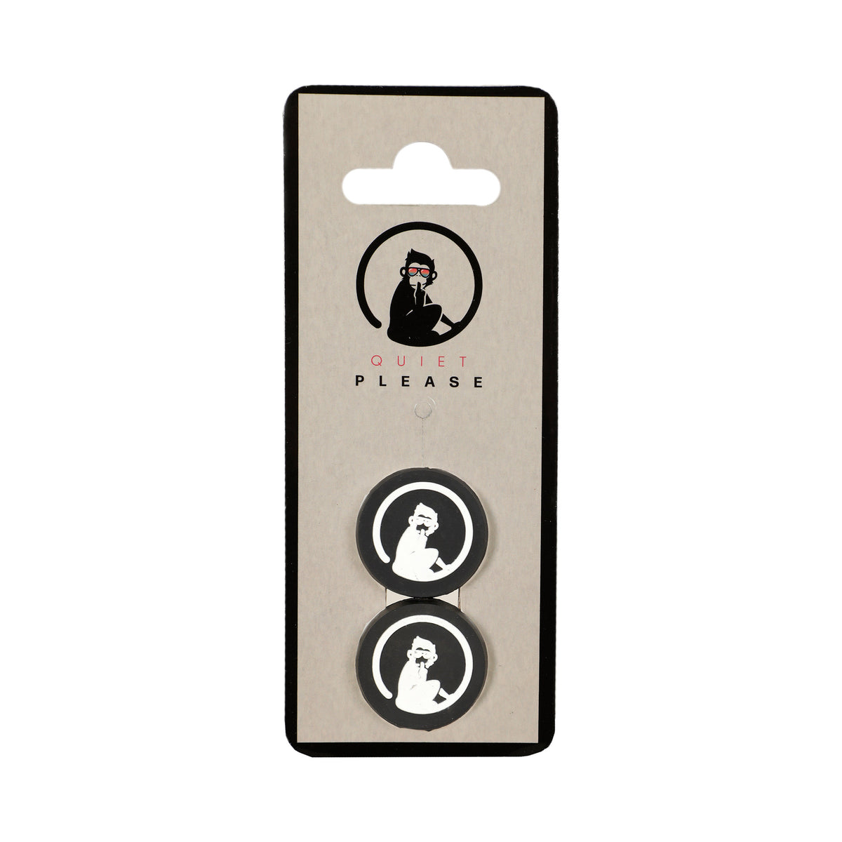 Quiet Please Dämpfer 2er Pack-Schwarz