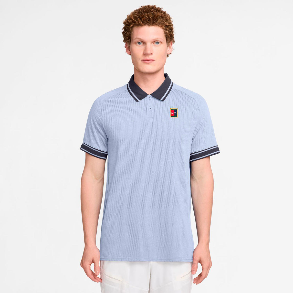 Nike Court Heritage Polo Herren - blaugrau