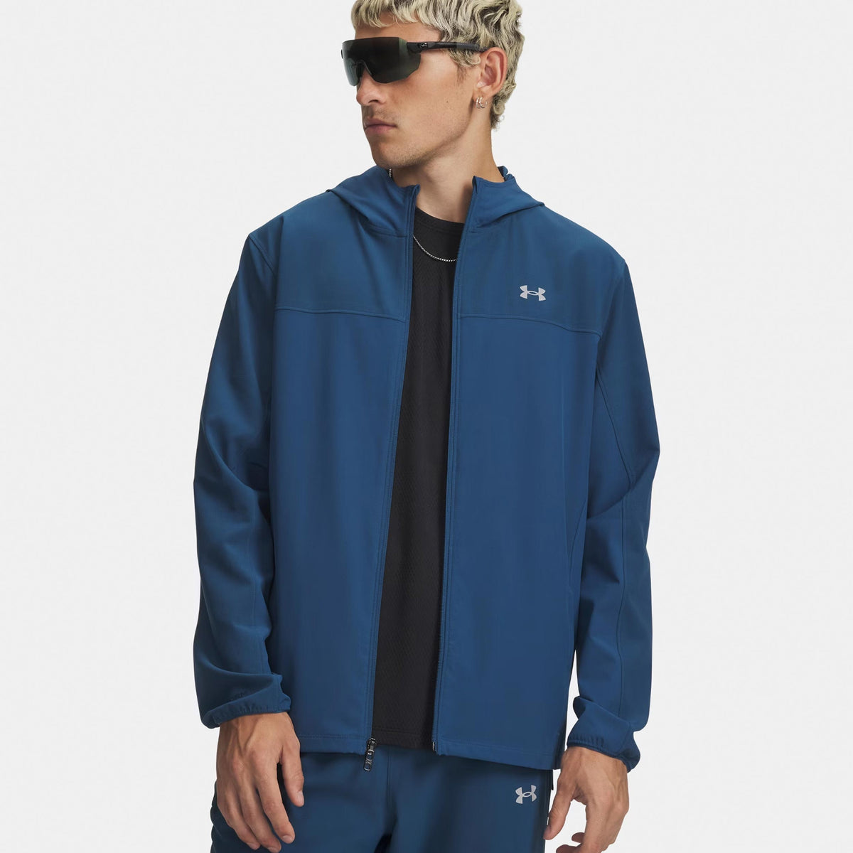 Under Armour Velociti Pro Storm Running jacket Men - blue, silver