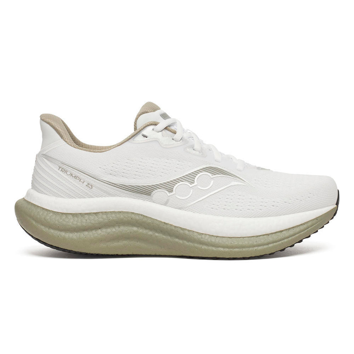 Saucony Triumph 23 Neutral running shoe Men-white, khaki