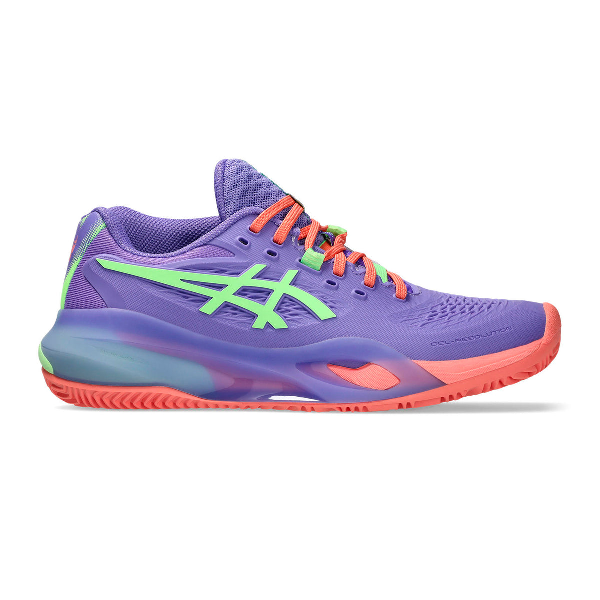 ASICS Gel-Resolution X Padelschuh Damen - lila, koralle