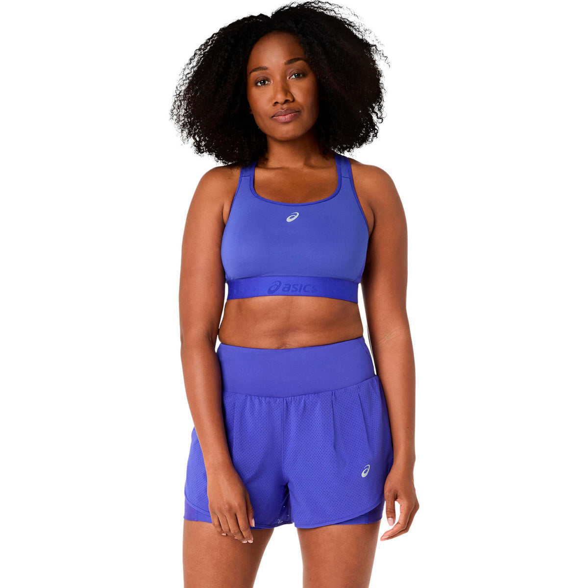 ASICS Road Compression Sport-BH Damen - blau, dunkelblau
