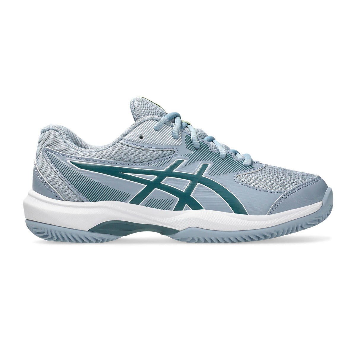 ASICS Gel-Game Gs/OC Sandplatzschuh Kinder - grau, dunkelgrau