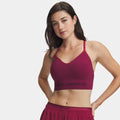 Vanisheamle Low Sports bras Women - red, dark red