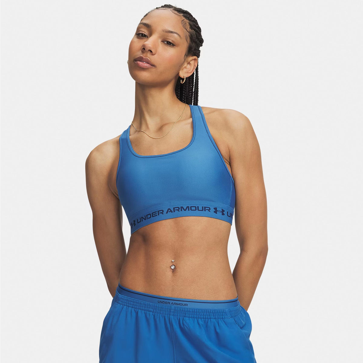Under Armour Crossback Middle Sports bras Women - blue, midnight blue