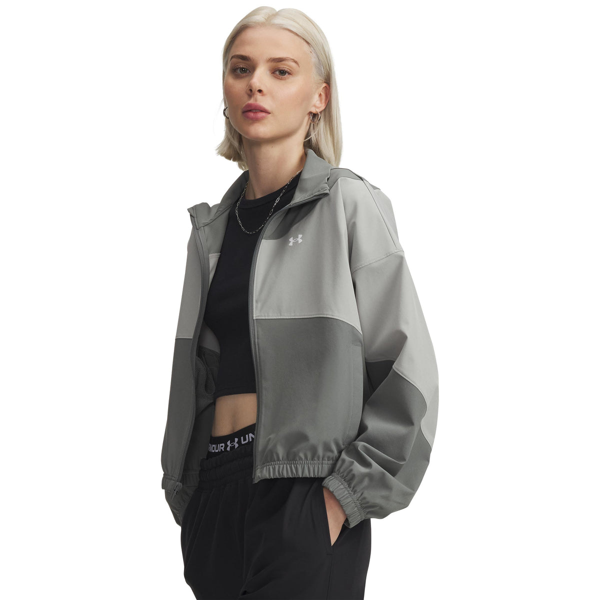 Under Armour Rival Woven Training jacket Women-green, white