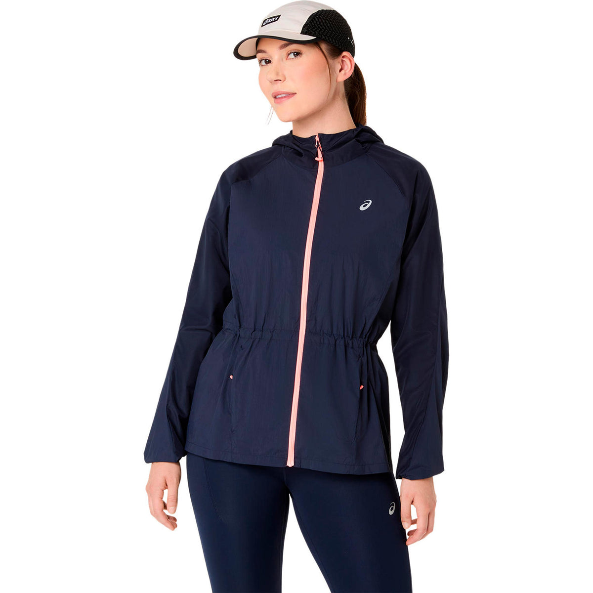 ASICS Road Packable  Laufjacke Damen - dunkelblau