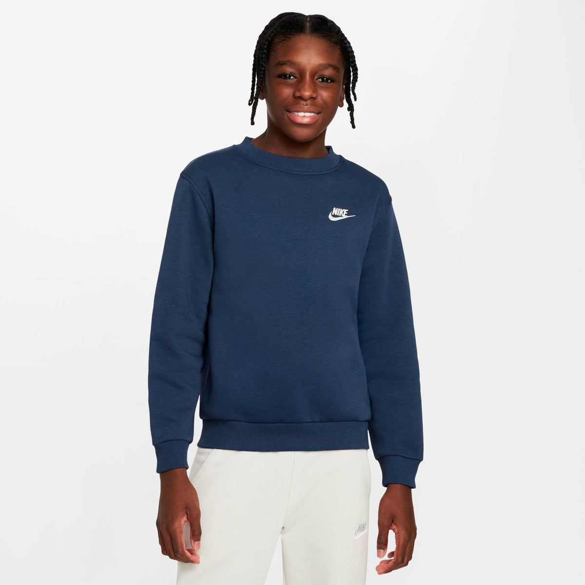 Nike Club Fleece Sweatshirt Kids - dark blue