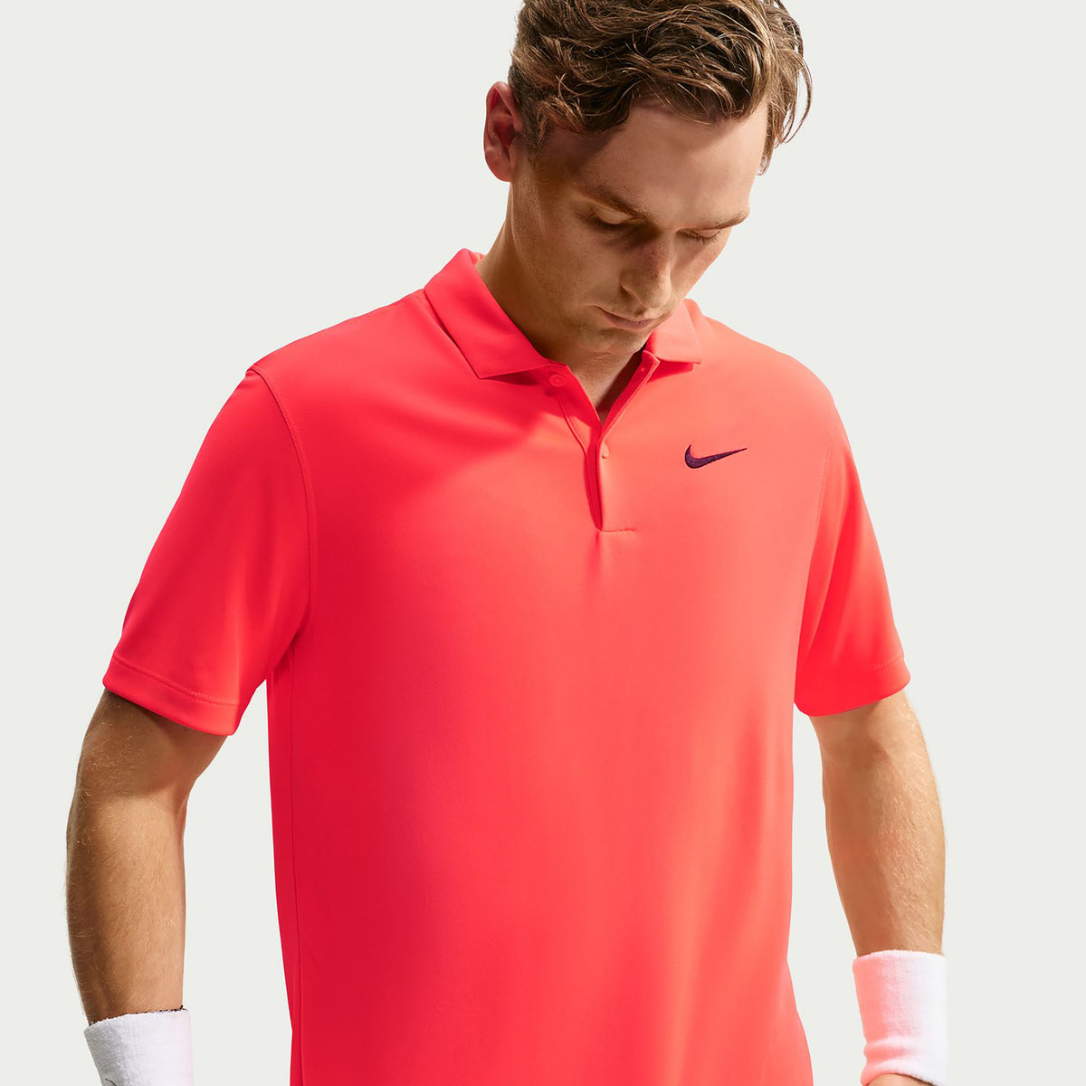 Nike Dri-Fit Victory Court Solid Polo Men - red, black