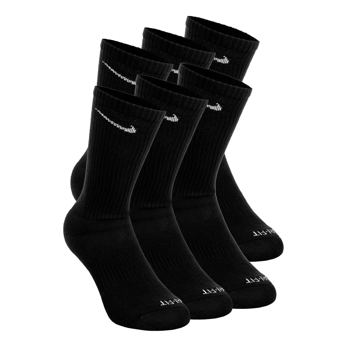 Nike Everyday Plus Cushioned Crew Tennissocken - 3er Pack Herren-schwarz