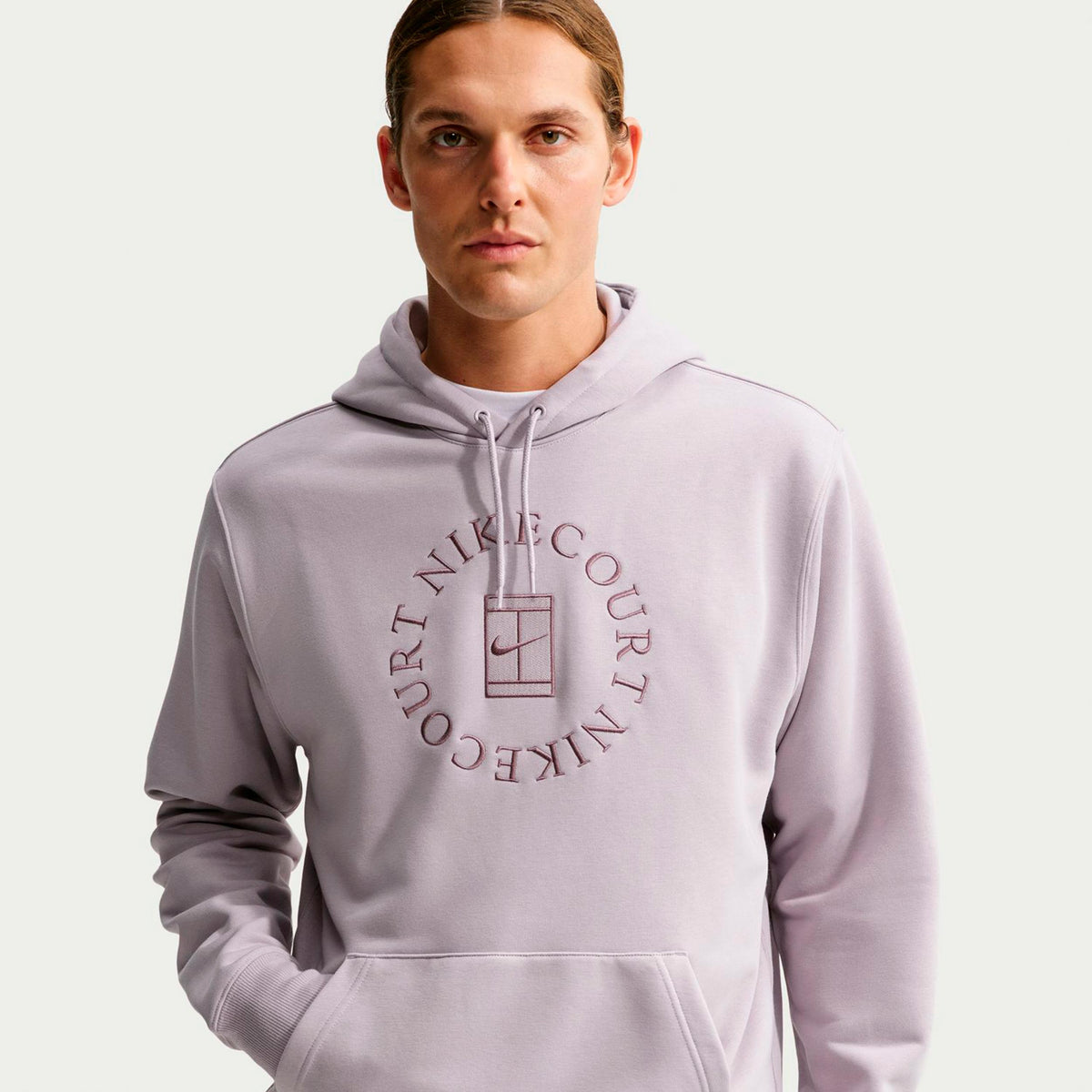 Nike Court Dri-Fit Heritage Hoody Men - lilac