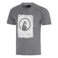 Crush Scraped T-Shirt Men-dark grey, lightgrey