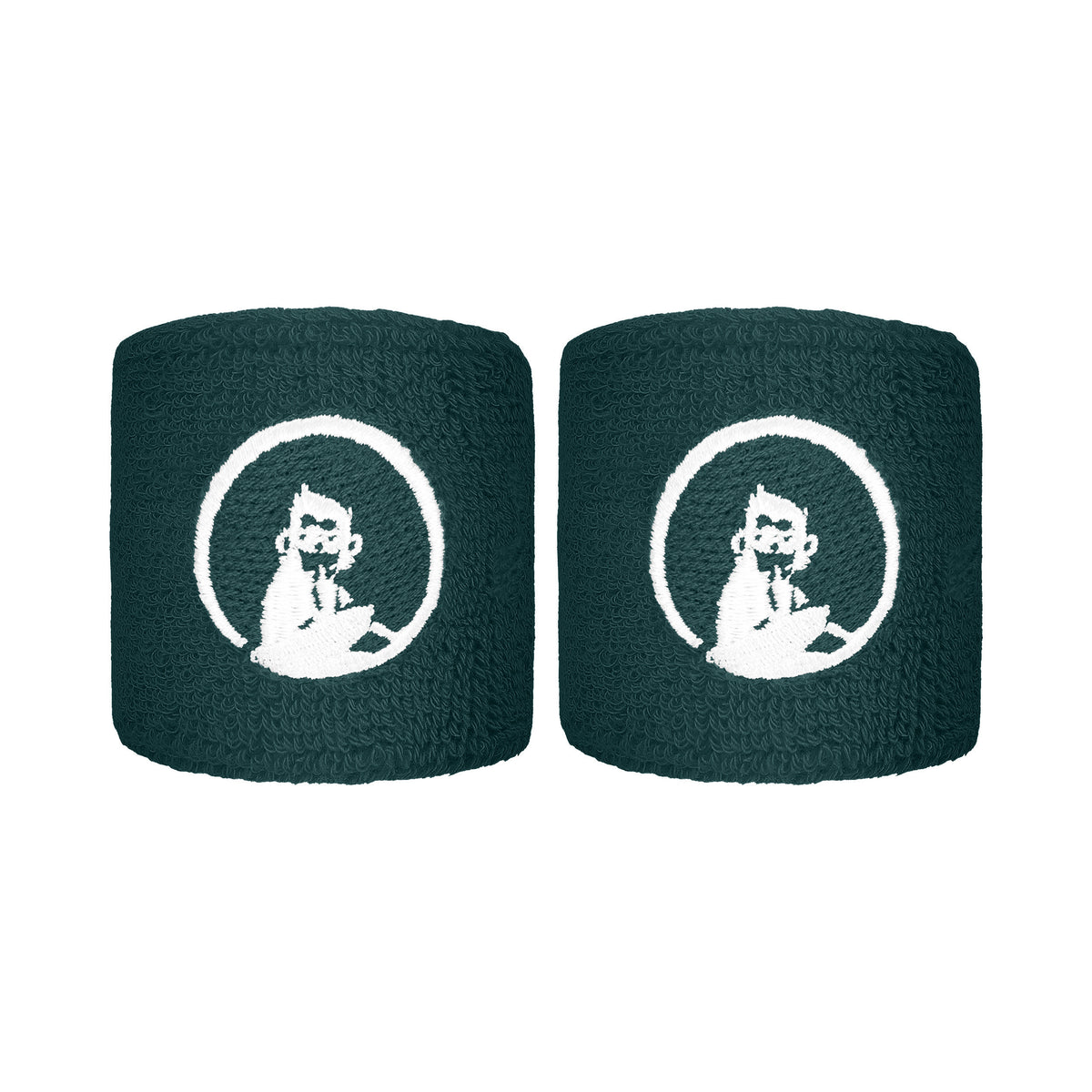 Quiet Please Wristband 2 Pack short - green