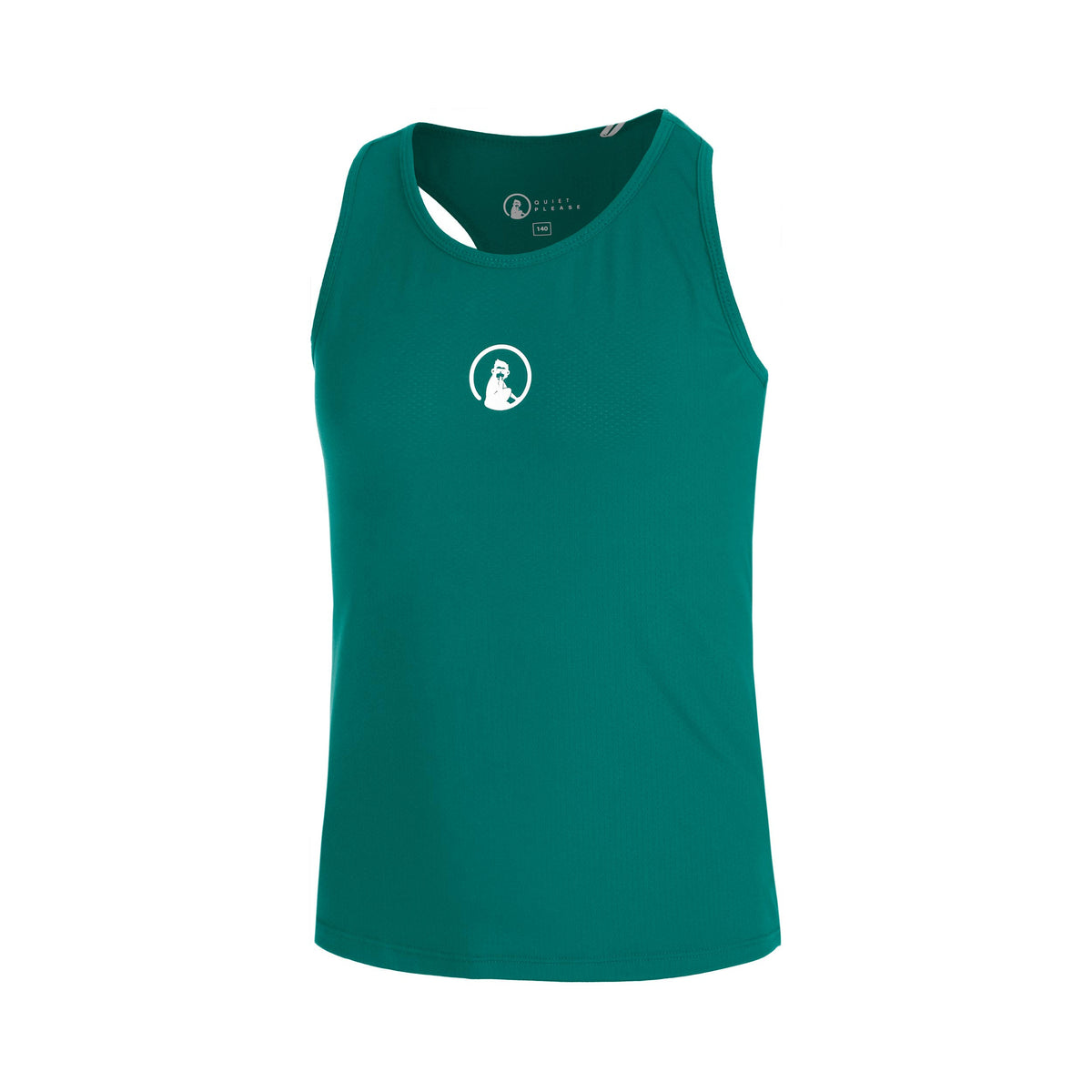 Quiet Please Racerback Tank top Girls-green