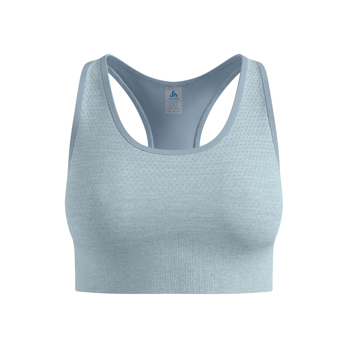 Odlo Seamless Medium Padded Sport  Sport-BH Damen - hellblau