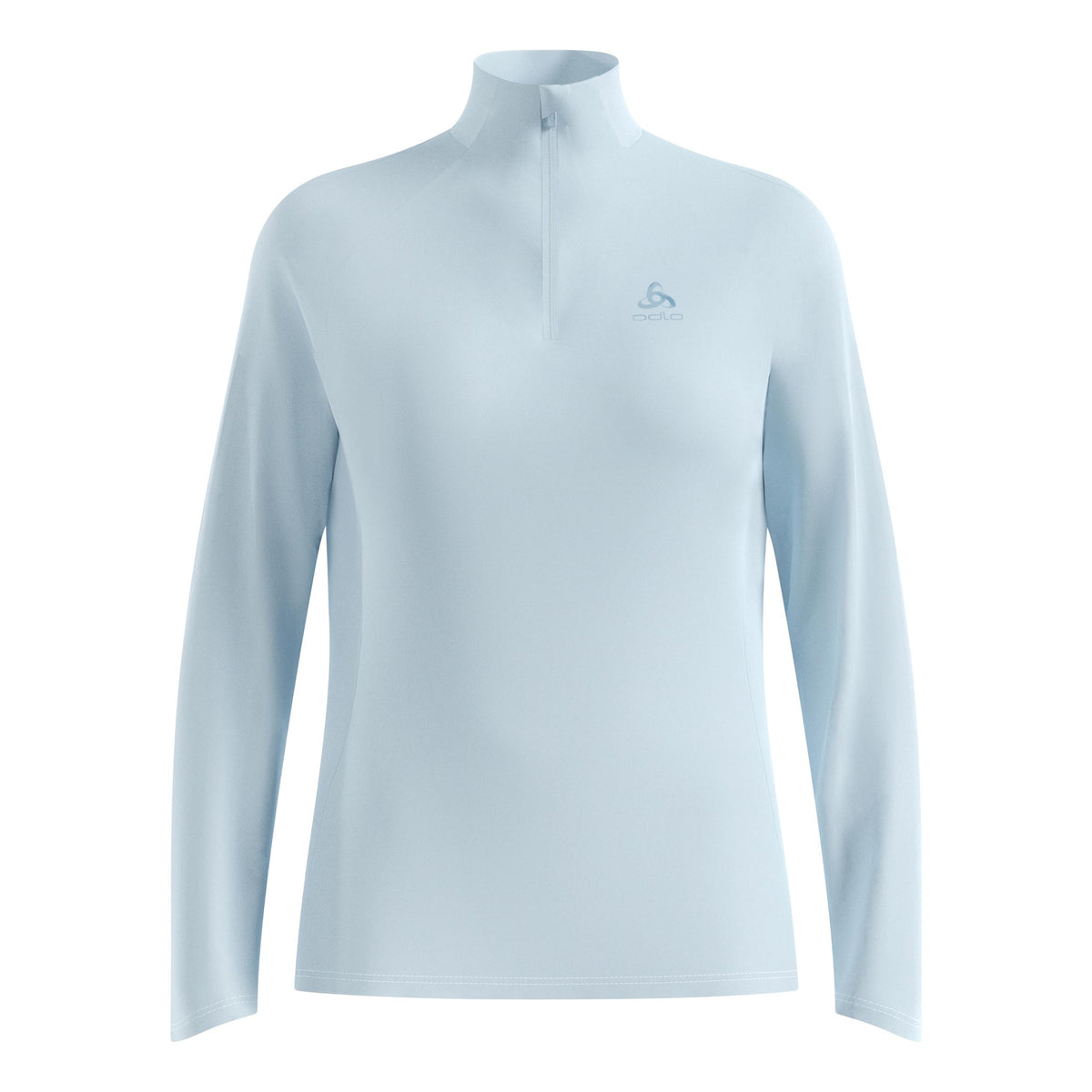 Odlo Essential 1/2 Zip Running shirt Women-light blue