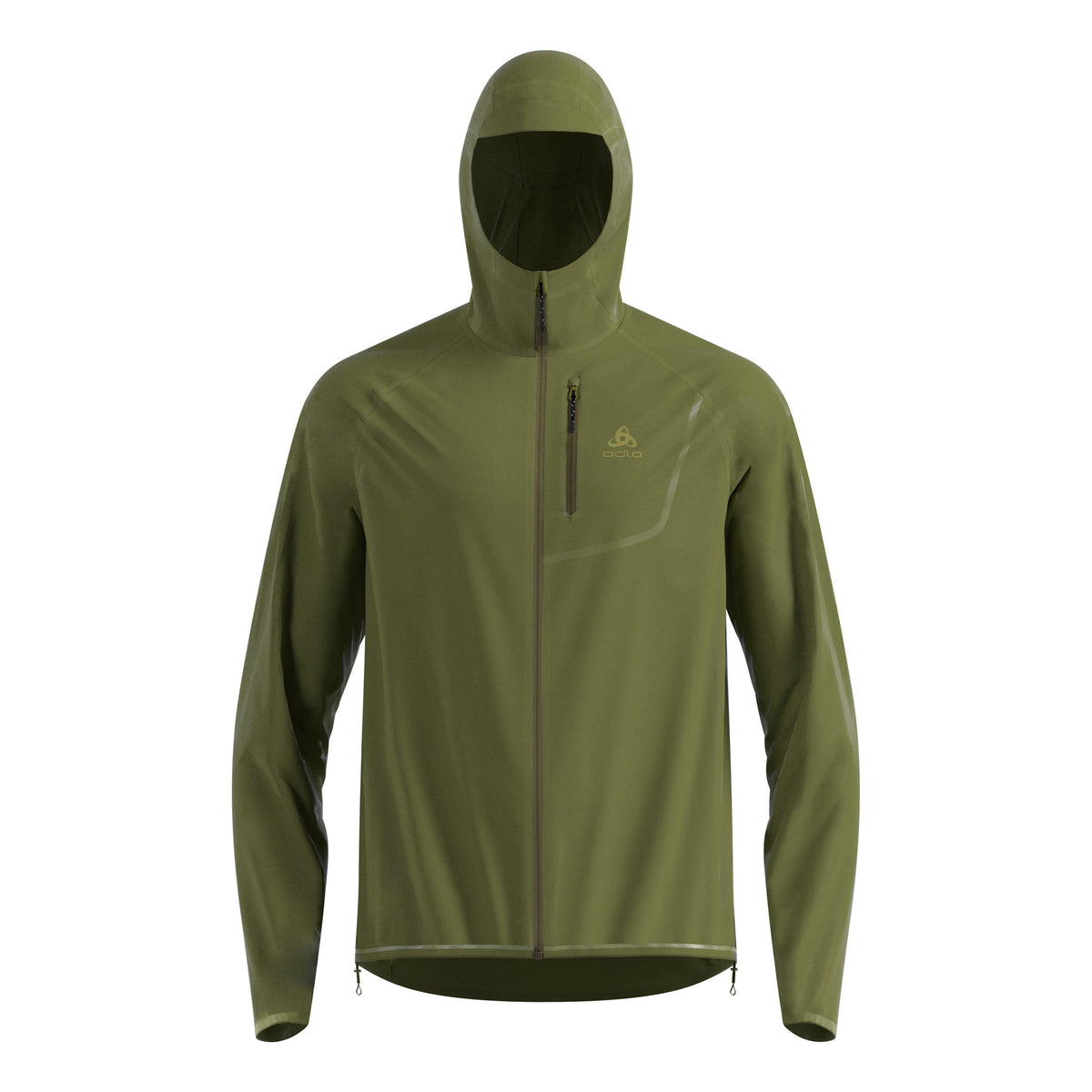 Odlo Zeroweight Dual Dry PK Waterproof Running jacket Men-green