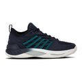 Hypercourt Supreme 2 Sandplatzschuh Herren - schwarz, türkis