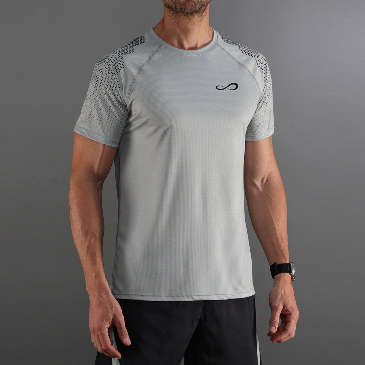 Endless Feisty Hexagon T-Shirt Men-lightgrey