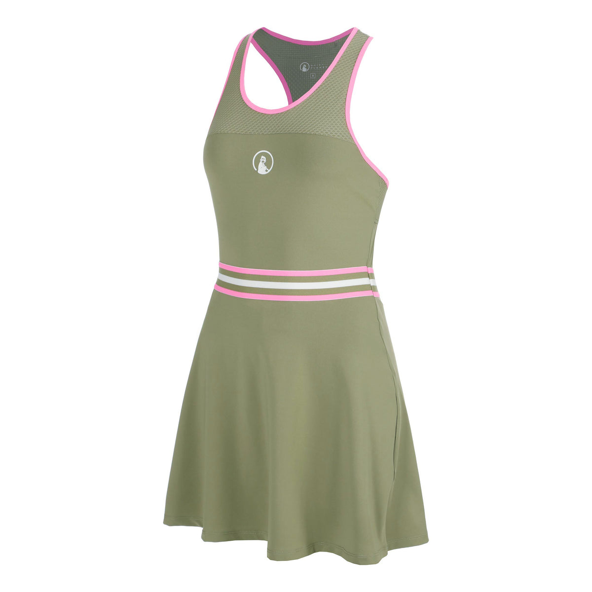 Quiet Please Memories Racerback Kleid Damen - khaki