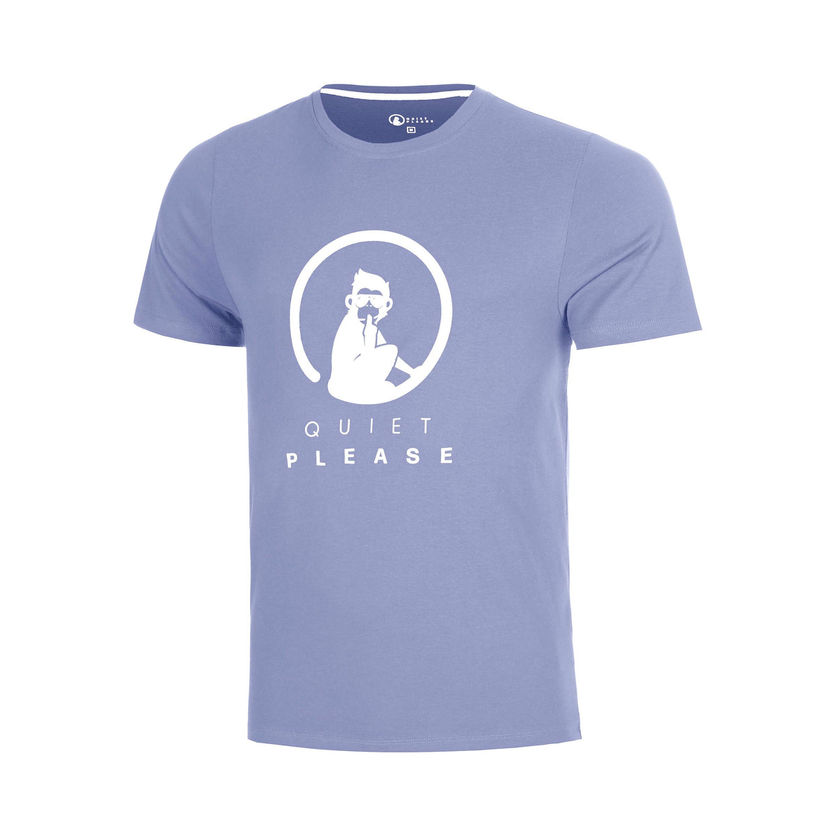 Quiet Please Glow Advantage Logo T-Shirt Jungen - blau
