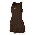 Memories Flounce Dress Women - brown