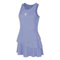 Glow Flounce Dress Women - blue, cream
