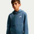 Club Fleece Hoody Kinder - blaugrau