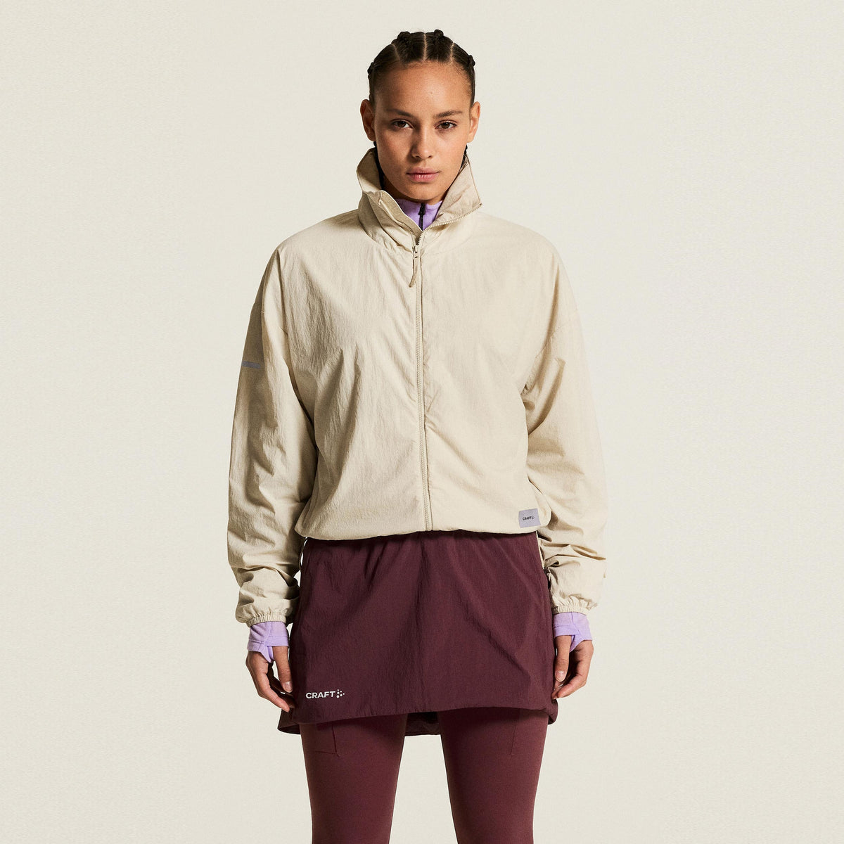 Craft SubZ Light Running jacket Women - beige