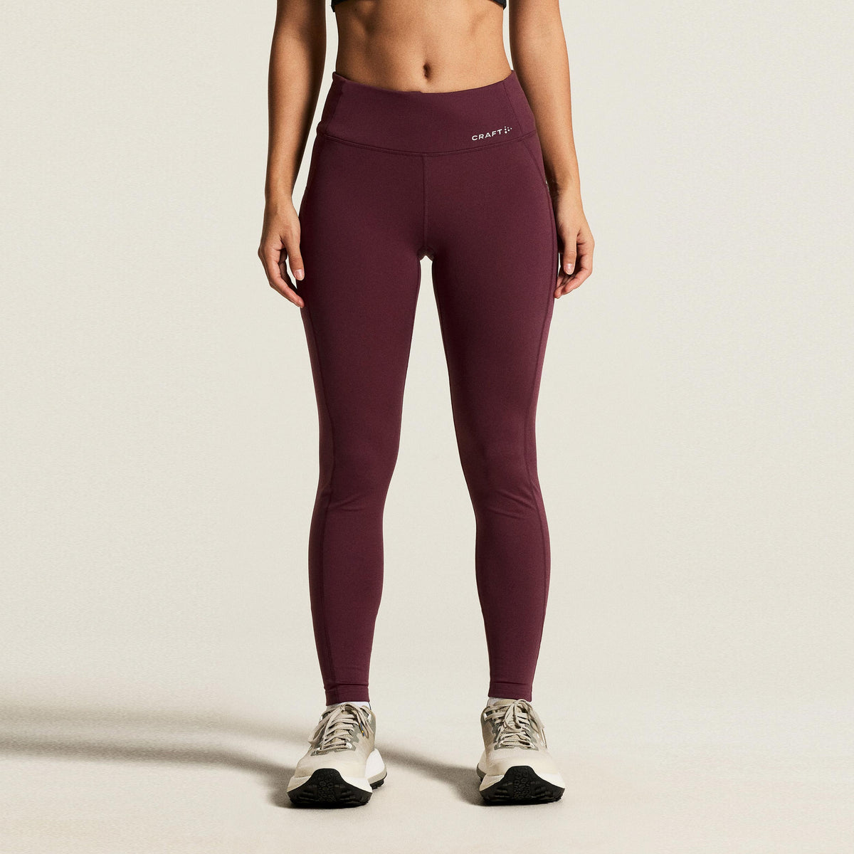 Craft ADV Essence Warm Running tights Women - dark red