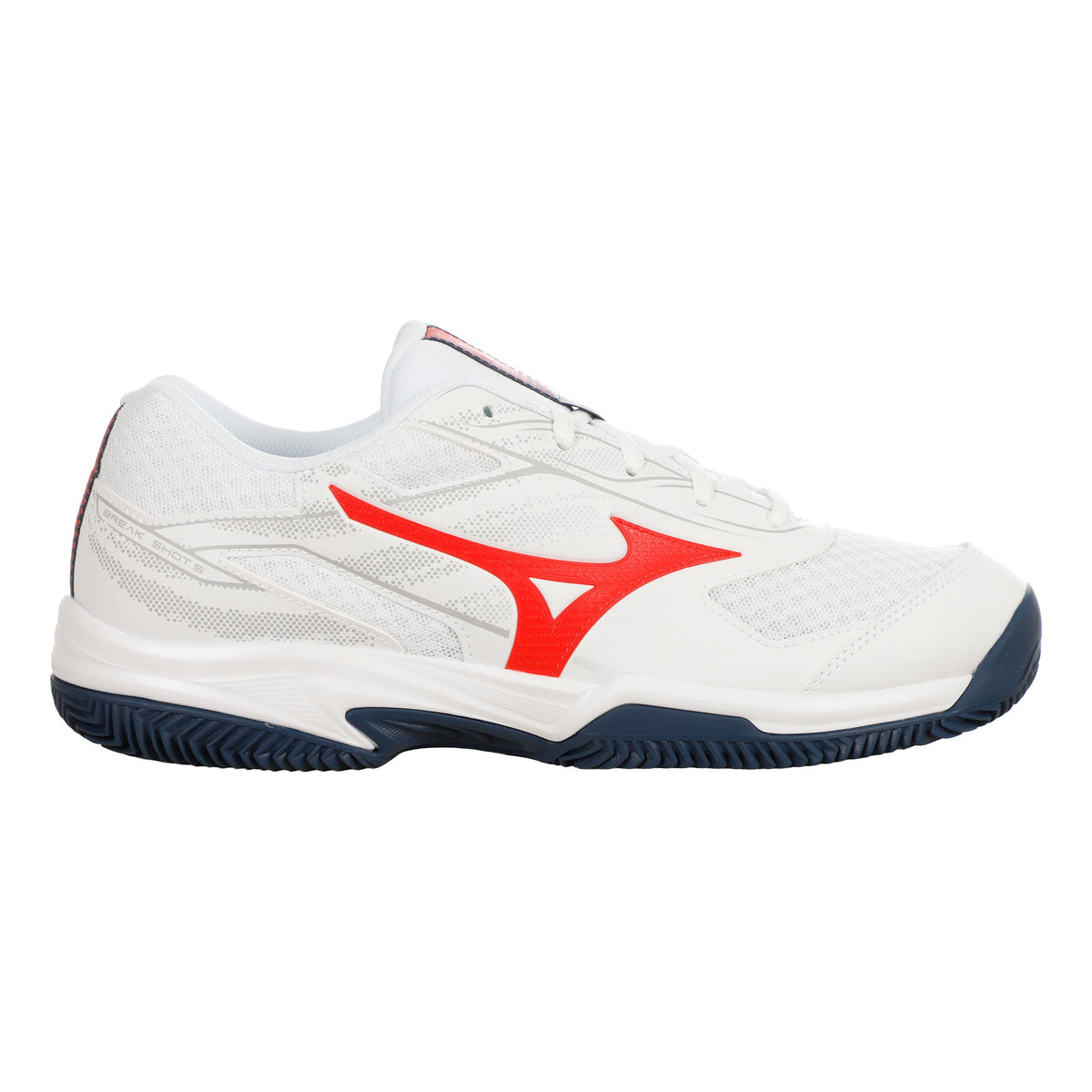 Mizuno Break Shot 5 Sandplatzschuh Herren - weiß, orange